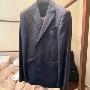 Ermenegildo Zegna Dark Blue Pinstripe Suit